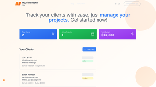 Thumbnail of myclienttracker.com