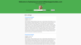 Thumbnail of fasttrackyourcareerwithbestopportunities.com