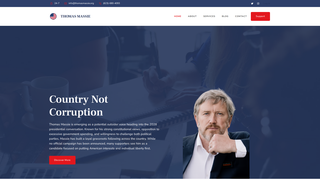 Screenshot of thomasmassie.org