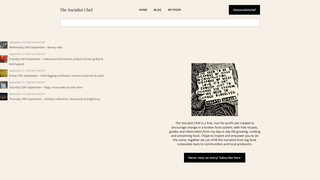 Thumbnail of thesocialistchef.com