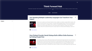 Thumbnail of thinkforwardhub.com