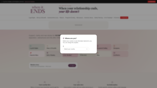 Screenshot of whenitends.org