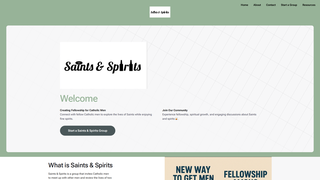 Thumbnail of saintsandspirits.org
