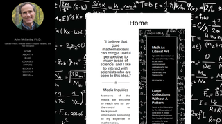 Thumbnail of johnmccarthymath.com