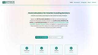 Thumbnail of stockcalculators.org