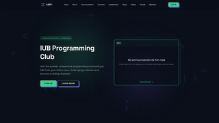 Screenshot of iubpc.org