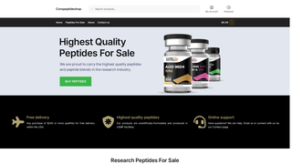 Thumbnail of corepeptideshop.com