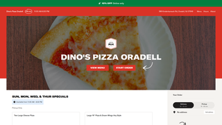 Thumbnail of dinospizzaoradell.com