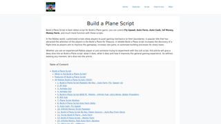 Thumbnail of buildplanescript.com