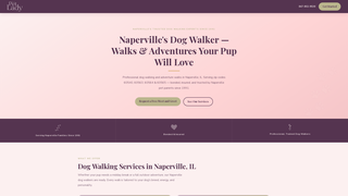 Screenshot of napervilledogwalking.com