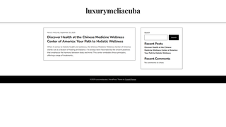 Thumbnail of luxurymeliacuba.com