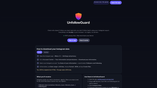 Thumbnail of unfollowguard.com