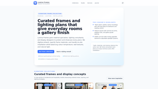 Thumbnail of luminaframes.com
