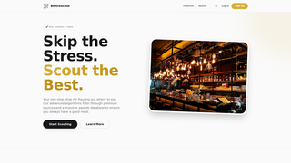 Screenshot of bistroscout.com