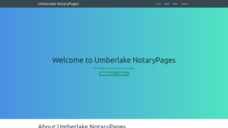 Thumbnail of umbernotary.com