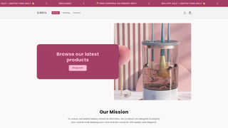 Thumbnail of lurevabeauty.com