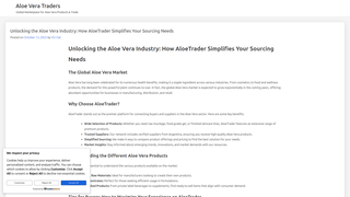 Thumbnail of aloetrader.com