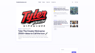 Thumbnail of coolsnicknames.com