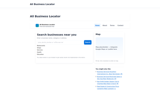 Thumbnail of allbusinesslocator.com