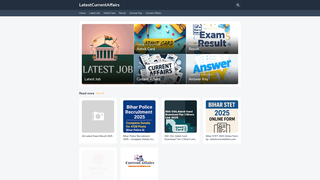Thumbnail of latestcurrentaffairs.com