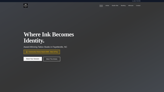 Screenshot of breathlessarttattoo.com