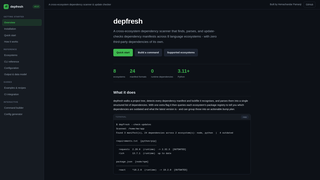 Screenshot of depfresh.com