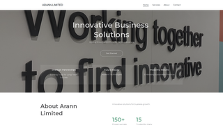 Thumbnail of arannlimited.com