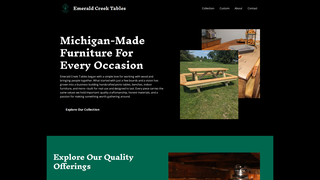 Thumbnail of emeraldcreektables.com