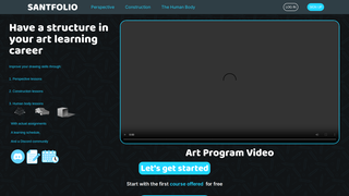 Thumbnail of santfolioart.com