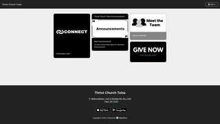 Thumbnail of thrivechurchtulsa.org
