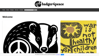 Thumbnail of badger4peace.com