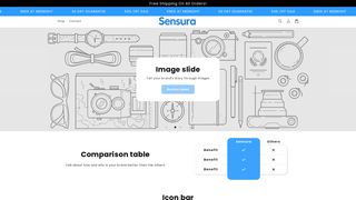Thumbnail of sensurashop.com