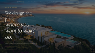 Screenshot of nexaprimehomes.com
