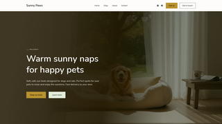Screenshot of sunnypaw.org