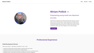Thumbnail of miriampollick.com