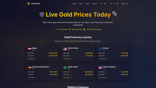 Thumbnail of todaygoldprices.net