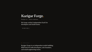 Screenshot of karigarforge.com