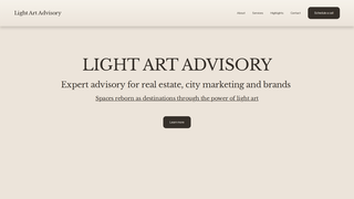 Thumbnail of lightartadvisory.com