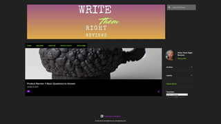 Thumbnail of writethemrightreviews.com