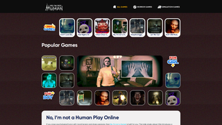 Thumbnail of noimnotahumangames.com
