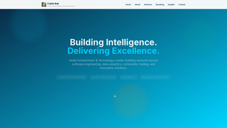 Screenshot of calebbak.info