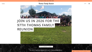 Thumbnail of thomasfamilyreunion-wv.com
