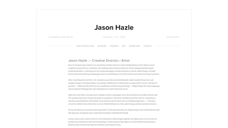 Screenshot of jasonhazle.com