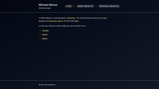 Thumbnail of michael-warner.com