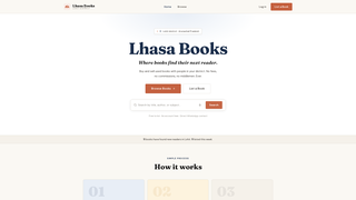 Screenshot of lhasabooks.com