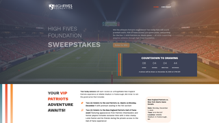 Screenshot of highfivessweepstakes.org