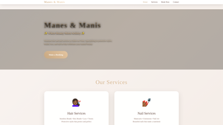 Thumbnail of manesandmanis.com