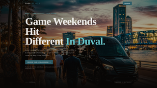 Screenshot of jagsshuttle.com