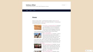 Thumbnail of notionsafloat.com