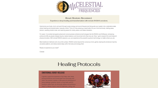 Thumbnail of celestial-frequencies.com